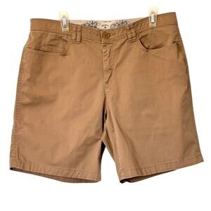Riders By Lee Wms 14 M Khaki Bermuda Shorts Classic Summer Neutral